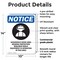 Signmission Hazardous Noise Area OSHA Notice Sign, Plastic, 10in W x 14in L, 2PK OS-2PACK-NS-P-1014-V-13323 - alternate 3
